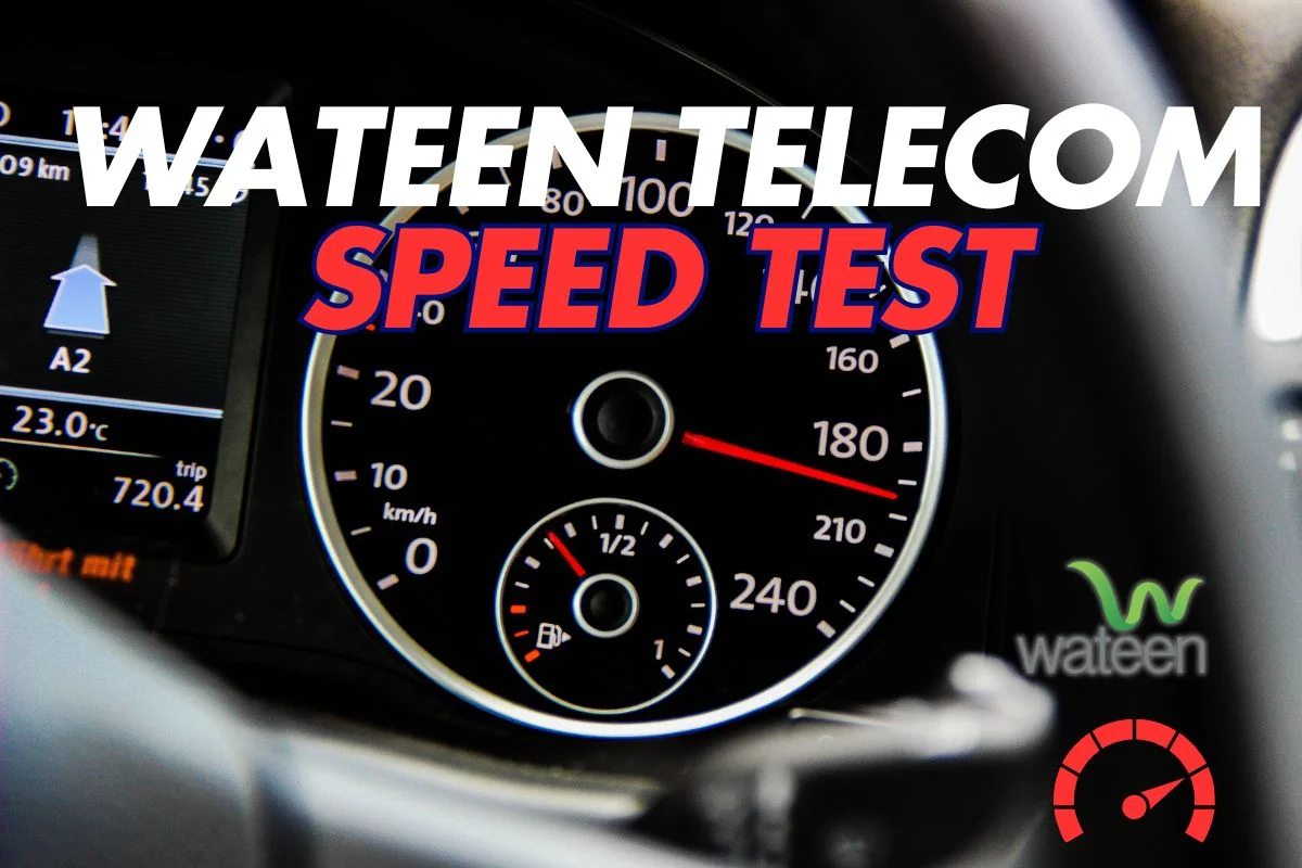 Check Wateen internet speed test results